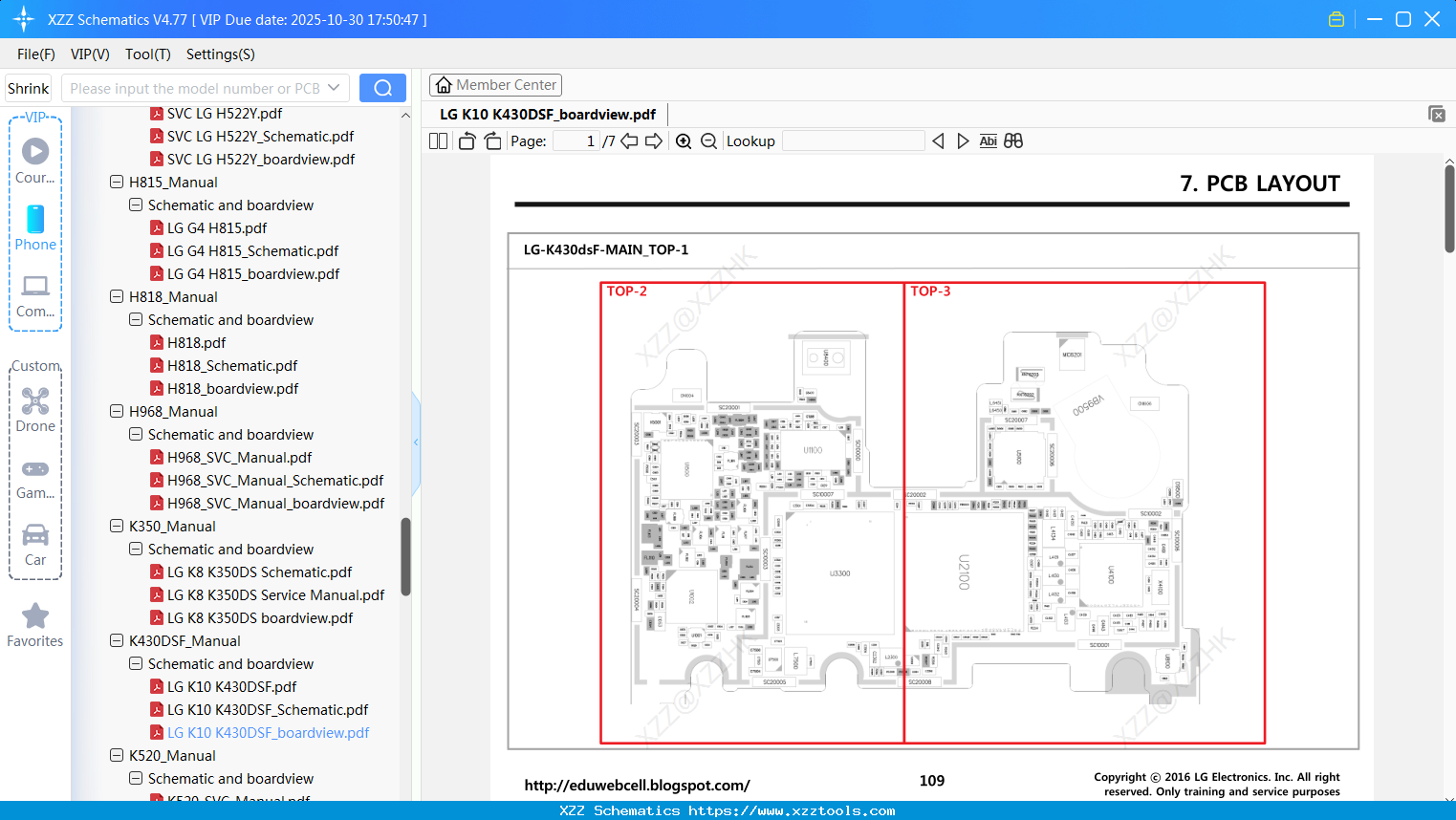 LG K10 K430DSF_boardview